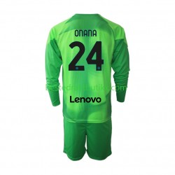Fotballdrakter Inter Milan Andre Onana 24 Keeper Tredjedraktsett 2022-2023 Langermet til Barn
