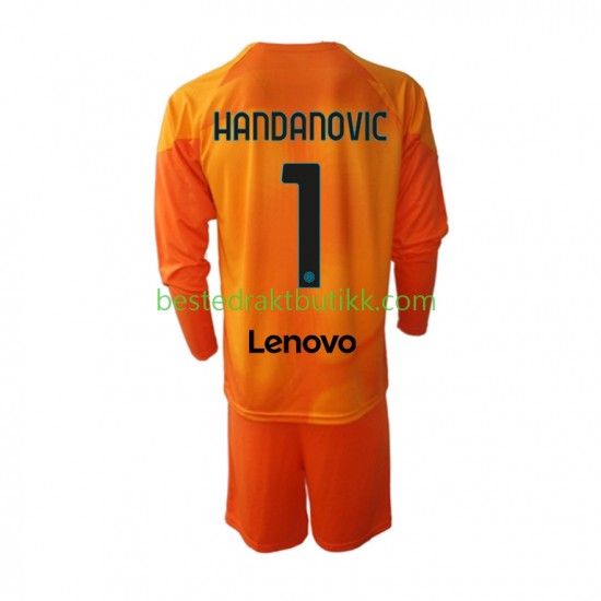 Fotballdrakter Inter Milan Samir Handanovic 1 Keeper Fjerdedraktsett 2022-2023 Langermet til Barn
