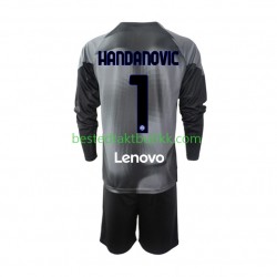 Fotballdrakter Inter Milan Samir Handanovic 1 Keeper Hjemmedraktsett 2022-2023 Langermet til Barn