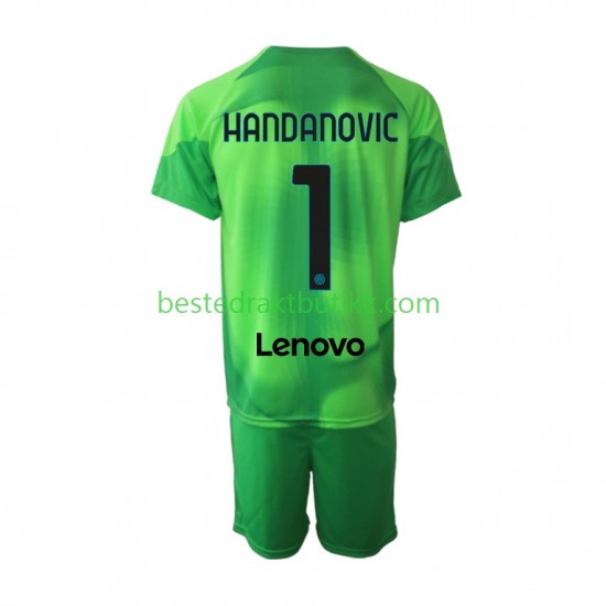 Fotballdrakter Inter Milan Samir Handanovic 1 Keeper Tredjedraktsett 2022-2023 Kortermet til Barn