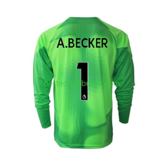 Fotballdrakter Liverpool A.Becker 1 Keeper Tredjedraktsett 2022-2023 Langermet til Herre