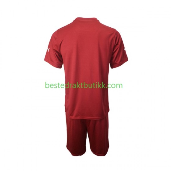 Fotballdrakter Uruguay Keeper Hjemmedraktsett Fotball-VM 2022 Kortermet til Barn