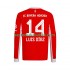 Fotballdrakter FC Bayern München Luis Diaz 14 Hjemmedraktsett 2025-2026 Langermet til Herre