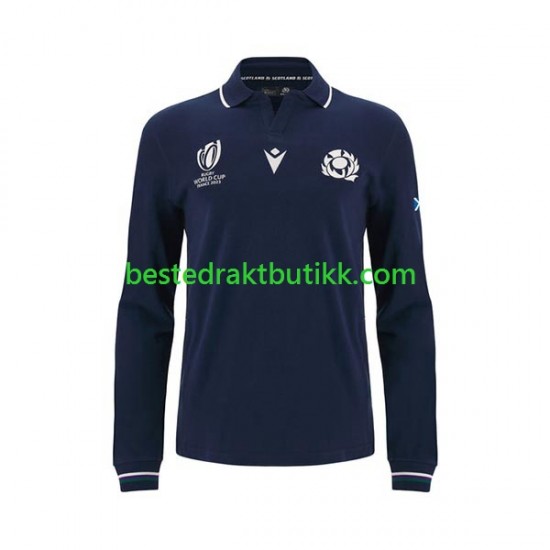 Fotballdrakter Skottland Hjemmedraktsett Rugby World Cup 2023 Langermet til Herre