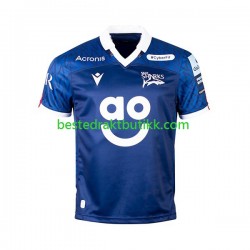 Fotballdrakter Sale Sharks Hjemmedraktsett Rugby 2023 Kortermet til Herre