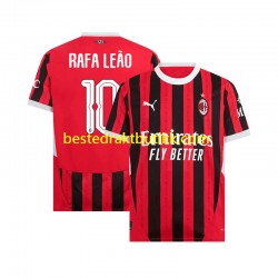 Fotballdrakter AC Milan UCL Font RAFA LEAO 10 Hjemmedraktsett 2024-2025 Kortermet til Herre