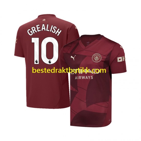 Fotballdrakter Manchester City Jack Grealish 10 Tredjedraktsett 2024-2025 Kortermet til Herre