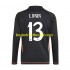 Fotballdrakter Real Madrid Andriy Lunin 13 Keeper Bortedraktsett 2024-2025 Langermet til Herre