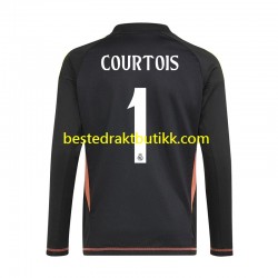 Fotballdrakter Real Madrid Thibaut Courtois 1 Keeper Bortedraktsett 2024-2025 Kortermet til Herre