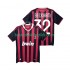 Fotballdrakter AC Milan BECKHAM 32 2009 Retro Hjemmedraktsett 2010 Kortermet til Herre
