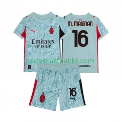 Fotballdrakter AC Milan Mike Maignan 16 Keeper Hjemmedraktsett 2025-2026 Kortermet til Barn