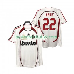 Fotballdrakter AC Milan KAKA 22 2007 Retro Bortedraktsett 2006 Kortermet til Herre