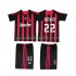 Fotballdrakter AC Milan KAKA 22 2009 Retro Hjemmedraktsett 2008 Kortermet til Barn
