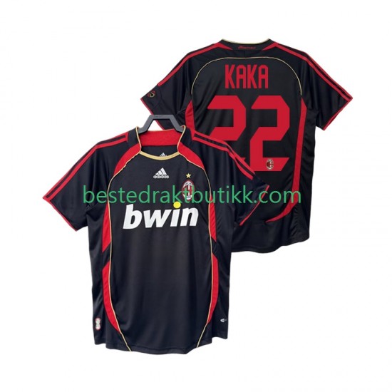 Fotballdrakter AC Milan KAKA 22 2007 Retro Tredjedraktsett 2006 Kortermet til Herre