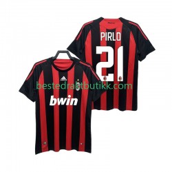 Fotballdrakter AC Milan RIRLO 21 2009 Retro Hjemmedraktsett 2008 Kortermet til Herre