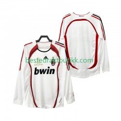 Fotballdrakter AC Milan 2007 Retro Bortedraktsett 2006 Langermet til Herre