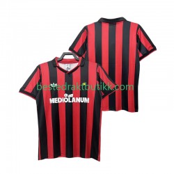 Fotballdrakter AC Milan 1990 1991 Retro Hjemmedraktsett Kortermet til Herre