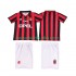 Fotballdrakter AC Milan 1996 1997 Retro Hjemmedraktsett Kortermet til Barn