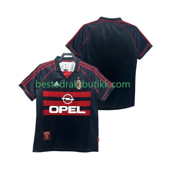 Fotballdrakter AC Milan 1998 Retro Tredjedraktsett 1999 Kortermet til Herre