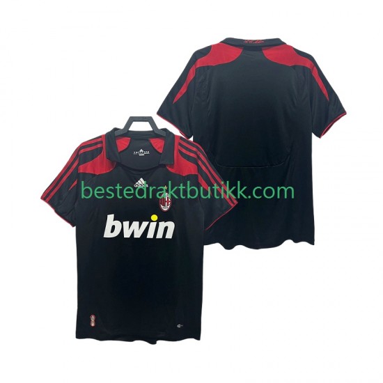 Fotballdrakter AC Milan 2007 Retro Tredjedraktsett 2008 Kortermet til Herre