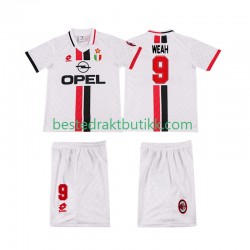 Fotballdrakter AC Milan WEAH 8 1996 1997 Retro Bortedraktsett Kortermet til Barn