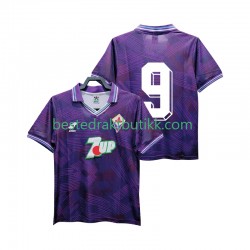 Fotballdrakter Fiorentina 9 1992 1993 Retro Hjemmedraktsett Kortermet til Herre