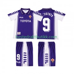 Fotballdrakter Fiorentina BASTUTA 9 2000 Retro Hjemmedraktsett 1999 Kortermet til Barn