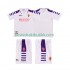 Fotballdrakter Fiorentina 1998 Retro Bortedraktsett 1999 Kortermet til Barn