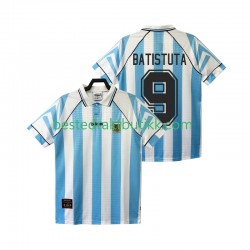 Fotballdrakter Argentina BATISTUTA 9 1996 1997 Retro Hjemmedraktsett Kortermet til Herre