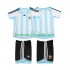 Fotballdrakter Argentina 2007 Retro Hjemmedraktsett 2006 Kortermet til Barn