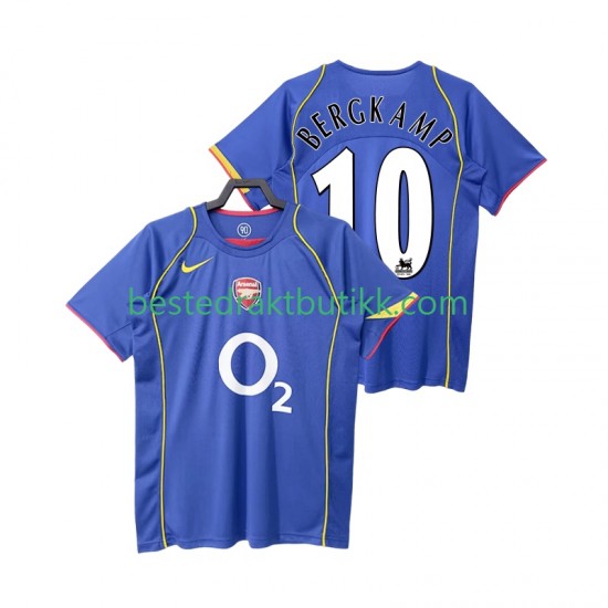 Fotballdrakter Arsenal BERGKAMP 10 2005 Retro Bortedraktsett 2004 Kortermet til Herre