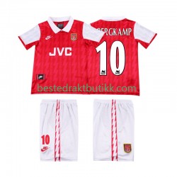 Fotballdrakter Arsenal BERGKAMP 10 1996 Retro Hjemmedraktsett 1994 Kortermet til Barn