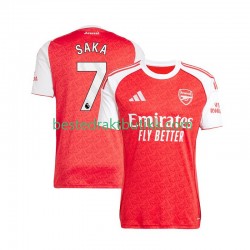 Fotballdrakter Arsenal Bukayo Saka 7 Hjemmedraktsett 2025-2026 Kortermet til Herre