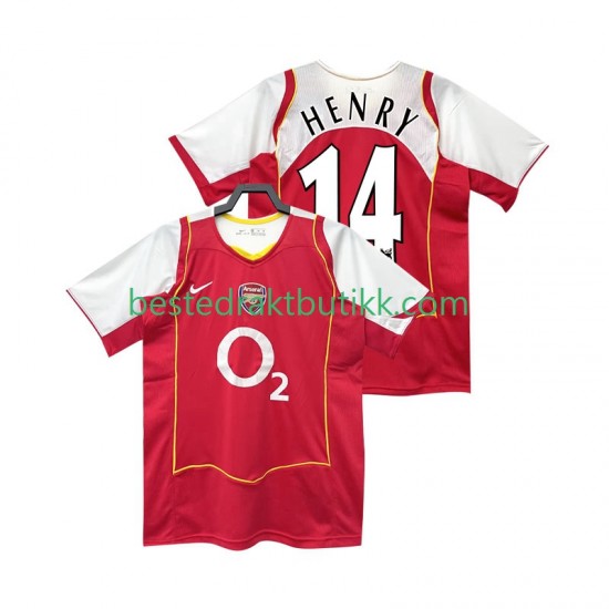 Fotballdrakter Arsenal Henry 14 2005 Retro Hjemmedraktsett 2004 Kortermet til Herre