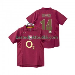 Fotballdrakter Arsenal Henry 14 2005 Retro Hjemmedraktsett 2006 Kortermet til Herre
