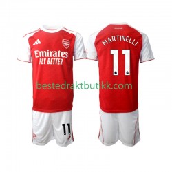 Fotballdrakter Arsenal Martin Zubimendi 11 Hjemmedraktsett 2025-2026 Kortermet til Barn