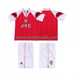 Fotballdrakter Arsenal 1992 Retro Hjemmedraktsett 1994 Kortermet til Barn