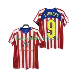 Fotballdrakter Atlético Madrid F TORRES 9 2005 Retro Hjemmedraktsett 2004 Kortermet til Herre