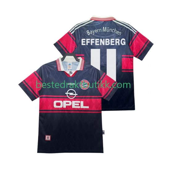 Fotballdrakter FC Bayern München Effenberg 11 1997 Retro Hjemmedraktsett 1999 Kortermet til Herre