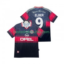 Fotballdrakter FC Bayern München Elber 9 1997 Retro Hjemmedraktsett 1999 Kortermet til Herre