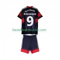 Fotballdrakter FC Bayern München Klinsmann 9 1997 Retro Hjemmedraktsett 1999 Kortermet til Barn