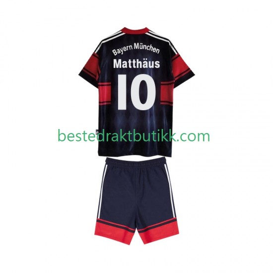 Fotballdrakter FC Bayern München Matthas 10 1997 Retro Hjemmedraktsett 1999 Kortermet til Barn