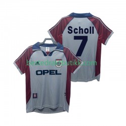 Fotballdrakter FC Bayern München Scholl 7 1998 Retro Tredjedraktsett 1999 Kortermet til Herre