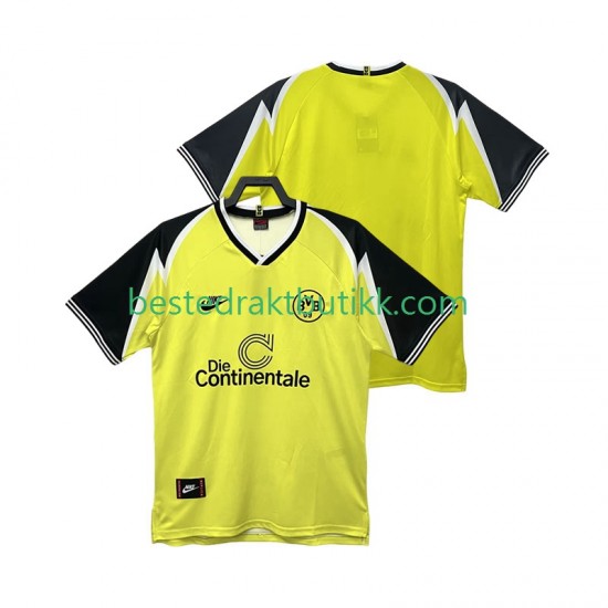 Fotballdrakter Borussia Dortmund 1995 1996 Retro Hjemmedraktsett Kortermet til Herre