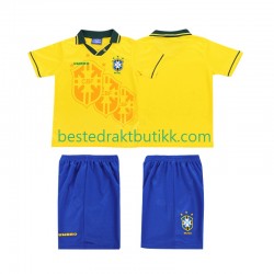 Fotballdrakter Brasil Retro Hjemmedraktsett 1994 Kortermet til Barn