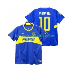 Fotballdrakter CA Boca Juniors PEPSI 10 2003 Retro Hjemmedraktsett 2004 Kortermet til Herre