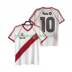 Fotballdrakter CA River Plate 10 1986 Retro Hjemmedraktsett Kortermet til Herre