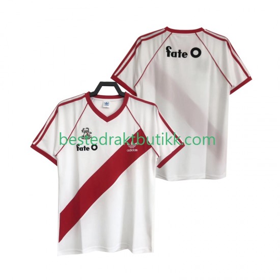 Fotballdrakter CA River Plate 1986 Retro Hjemmedraktsett Kortermet til Herre