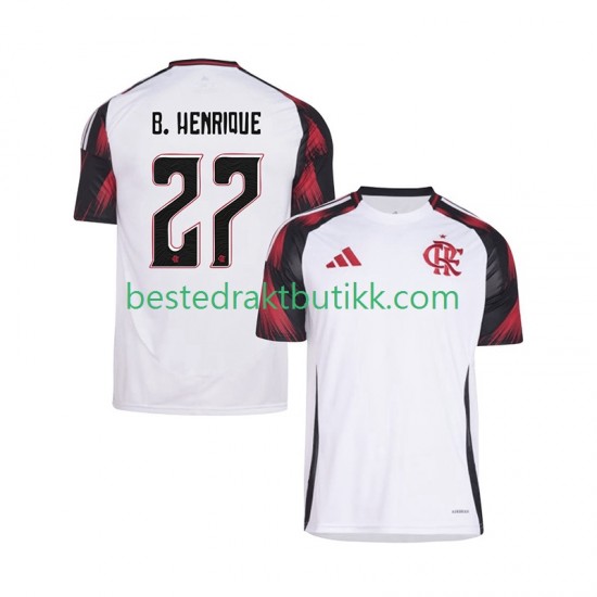 Fotballdrakter CR Flamengo Bruno Henrique 27 Bortedraktsett 2025-2026 Kortermet til Herre
