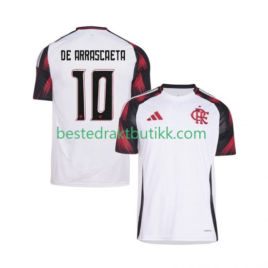 Fotballdrakter CR Flamengo Giorgian de Arrascaeta 10 Bortedraktsett 2025-2026 Kortermet til Herre